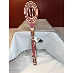 Pakka Island Bamboo Slotted Hardwood Spoon New